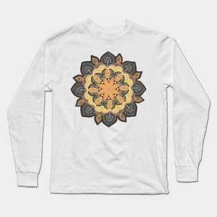 Mandala, boho, folkloristic style Long Sleeve T-Shirt